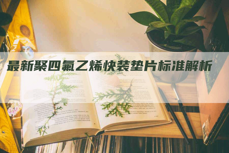 最新聚四氟乙烯快装垫片标准解析